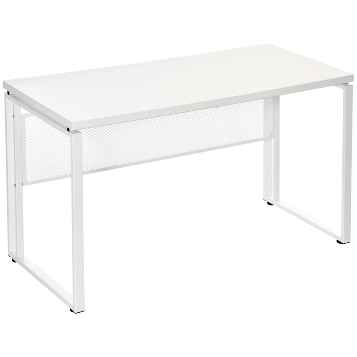 Mesa de Ordenador Escritorio 135x60x75 cm Blanco