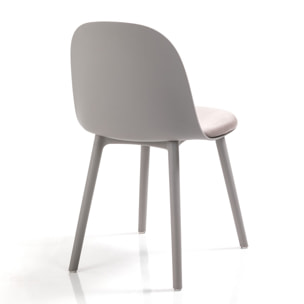 Oresteluchetta Set 4 Sedie TELLA DARK GREY