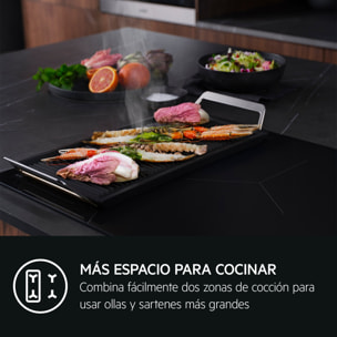 AEG Placa de inducción SaphirMatt® Serie 8000 Sense Boil&Fry de 60 cm TI63IQ30FZ
