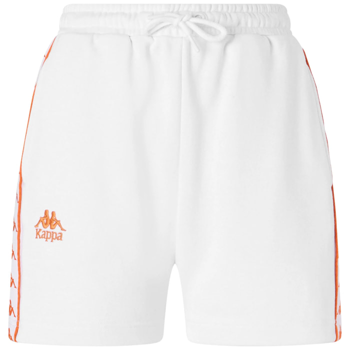 Kappa - Pantaloni Corti Donna Bianco - 222 Banda Ivissa