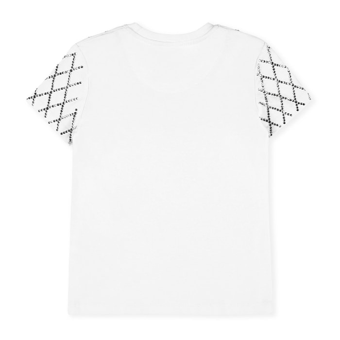 PHILIPP PLEIN T-shirt Round Neck SS Crystal Plein