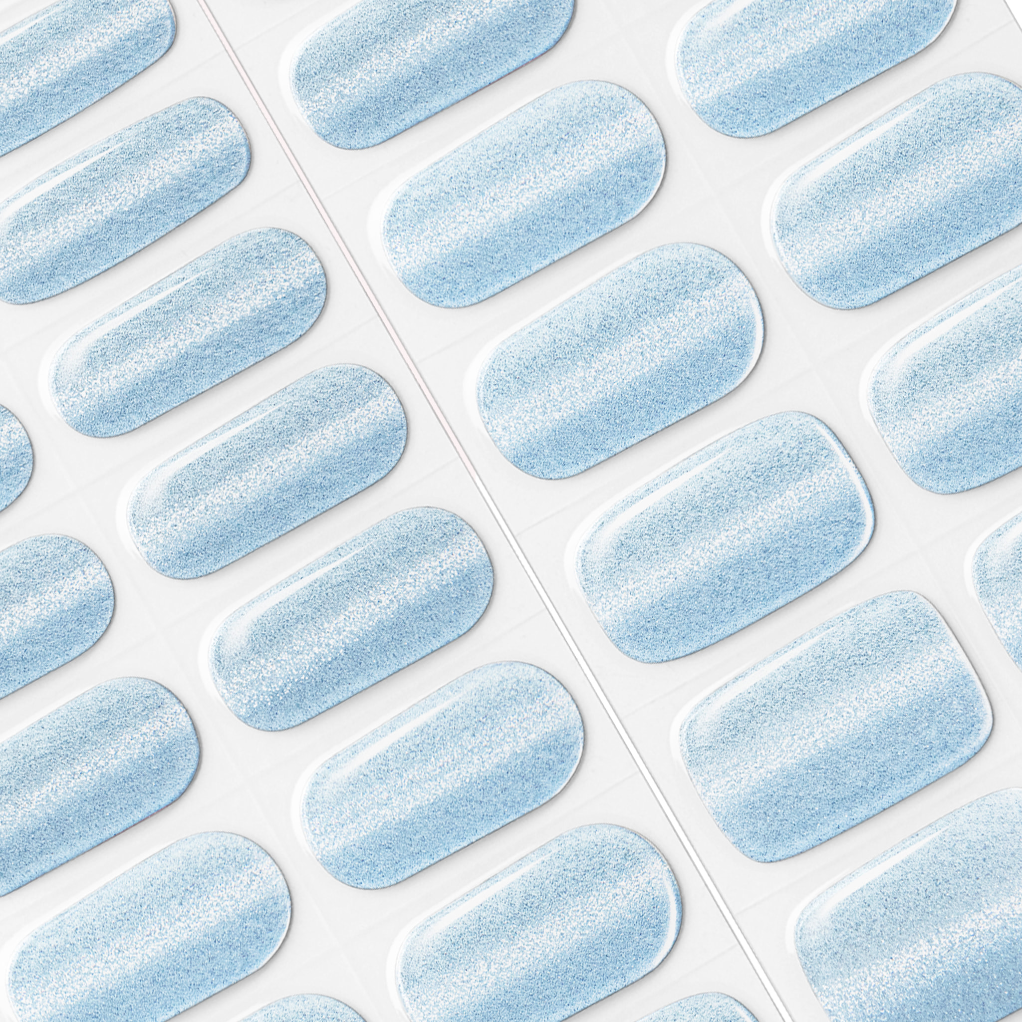 Stickers gel - 0026 Cat Eye Misty Blue
