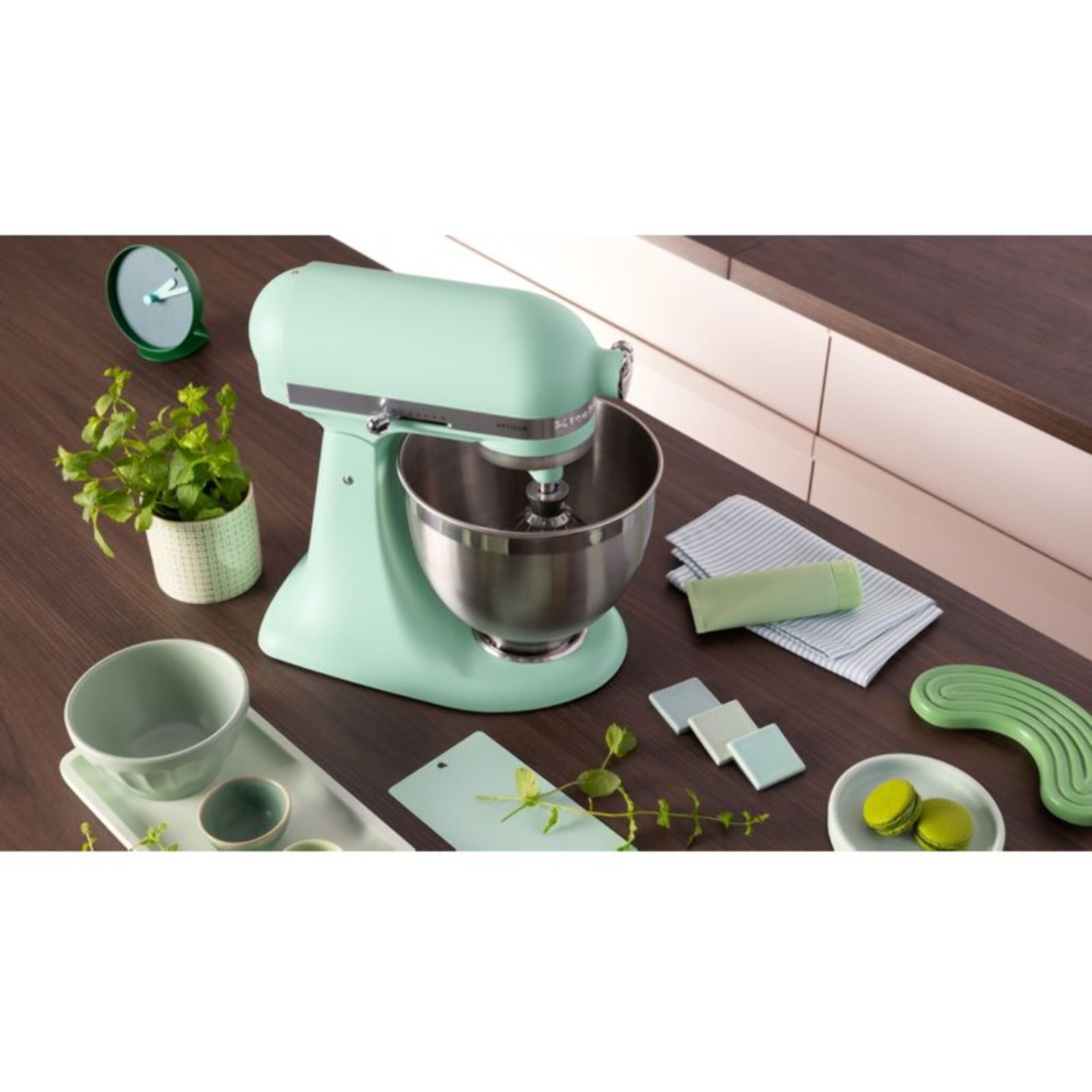 Robot pâtissier KITCHENAID MULTIFONCTION SPEARMINT 5KSM195PSESD
