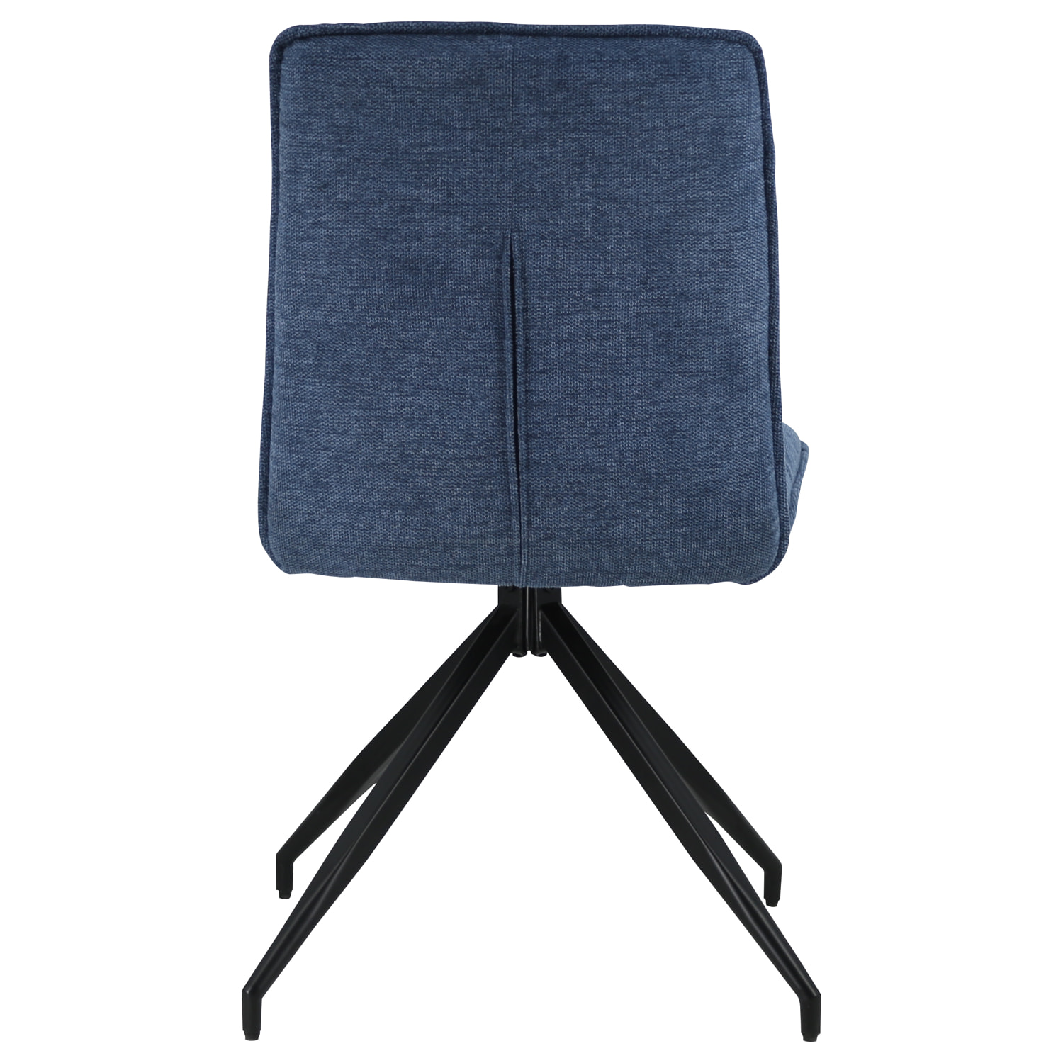 Lot de 2 chaises en tissu bleu AREN