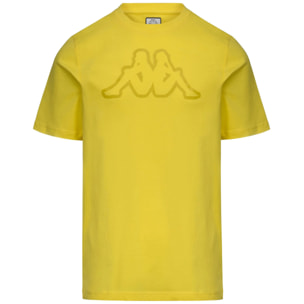 Kappa - T-Shirts & Top Uomo Giallo - Logo Korpo Cromen