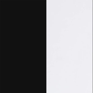 Mueble de salón Moobi en color blanco artik negro y medidas 160 x 124 cm Blanco Artik (Blanco Mate) - Negro