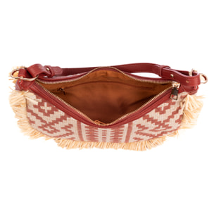 Biscubio Bolso de hombro Mujer. Fabricado en tela y piel sintética PU.