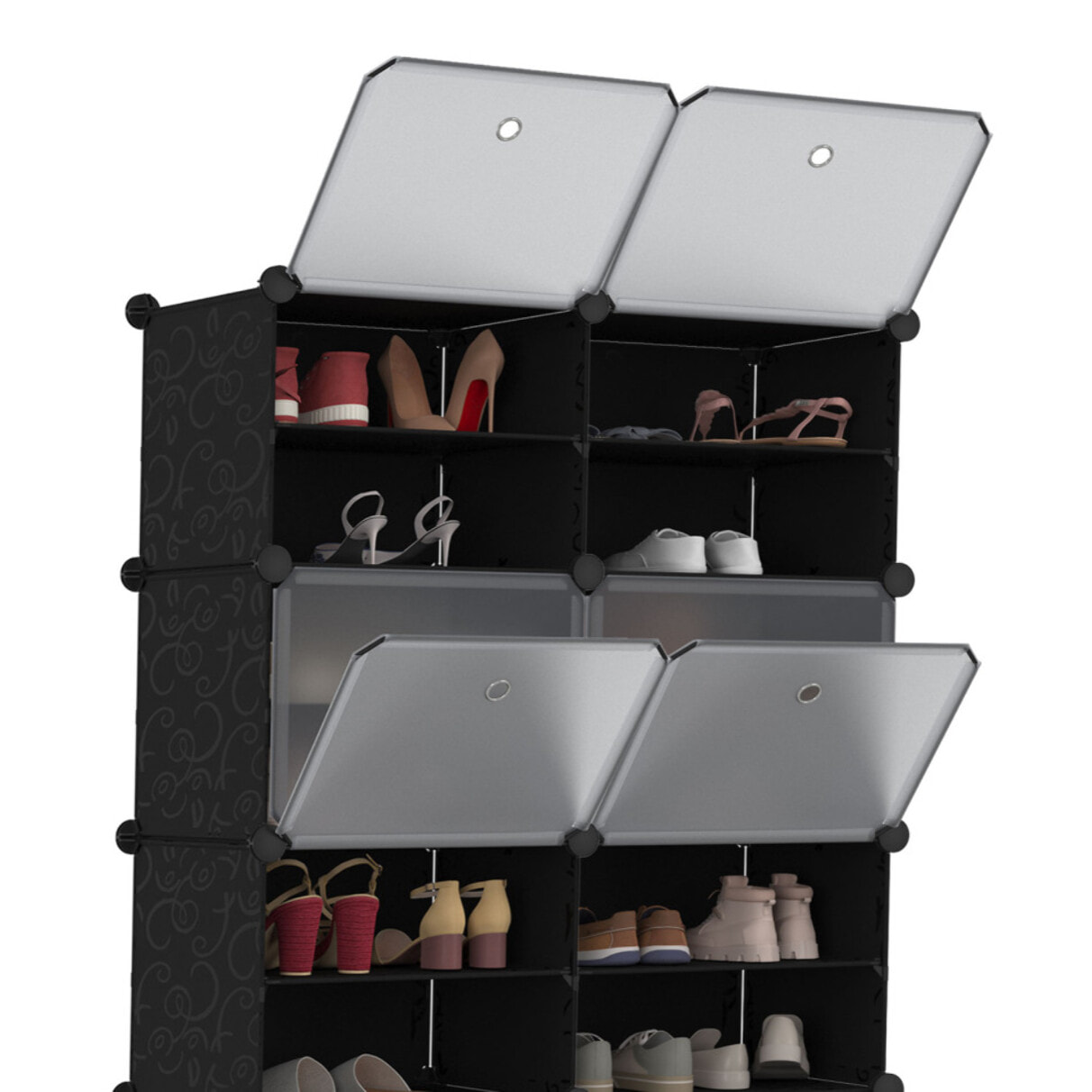 Meuble chaussures cube - 32 paires