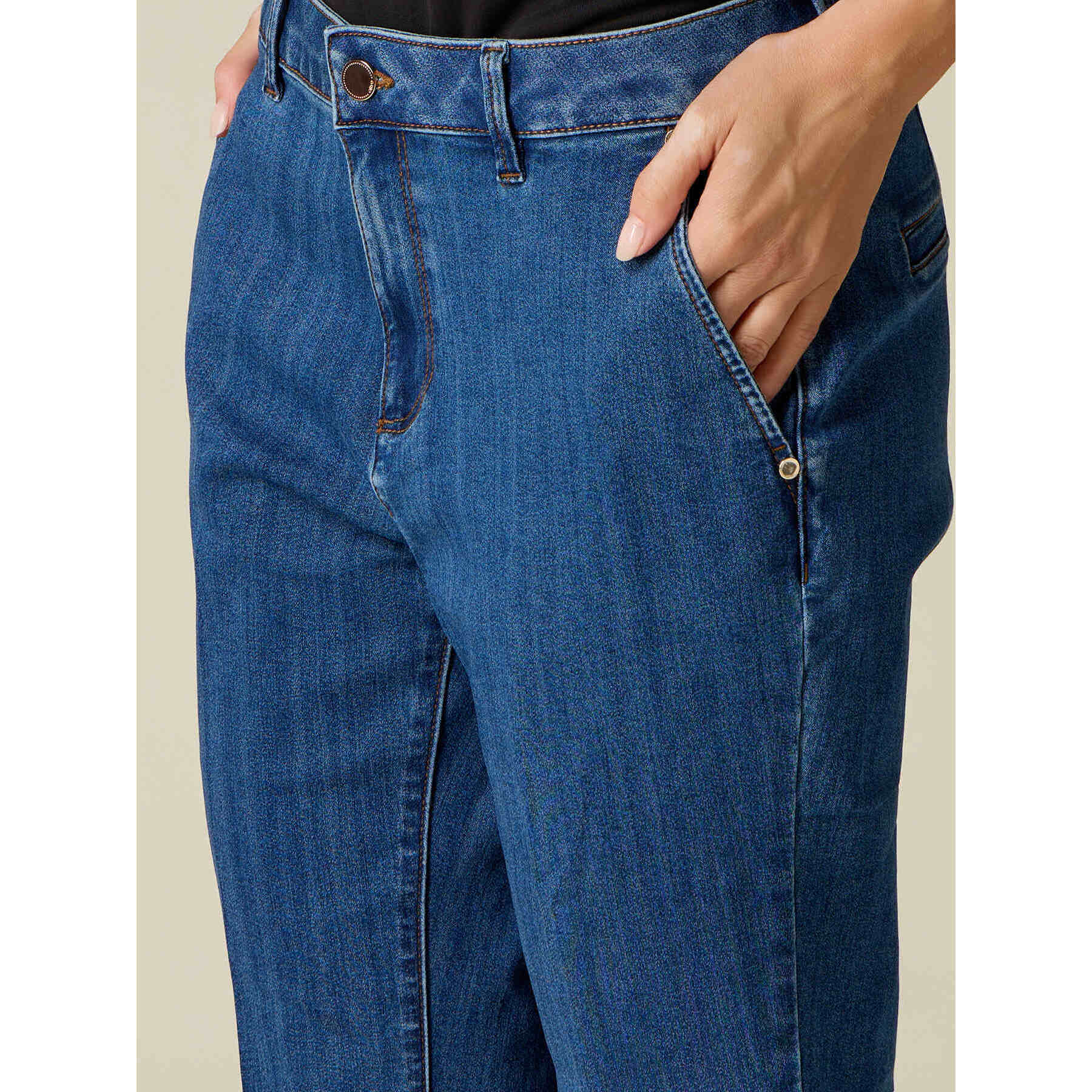 Oltre - Jeans chino - Blu
