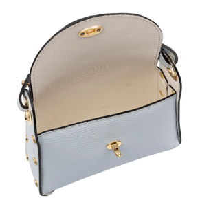 Aquileia bolso de mano mujer. Piel auténtica acabado Dollaro.