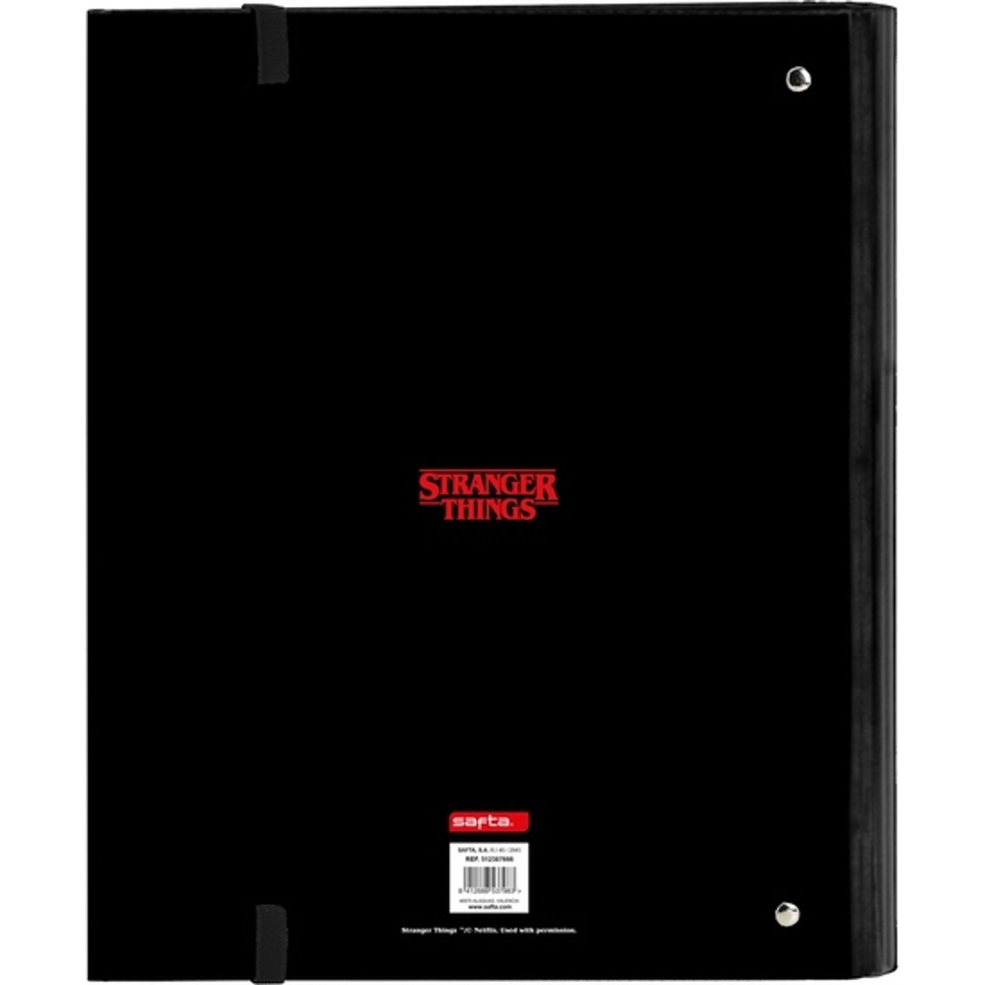 Carpeta 4 anillas 35mm c/recambio stranger things