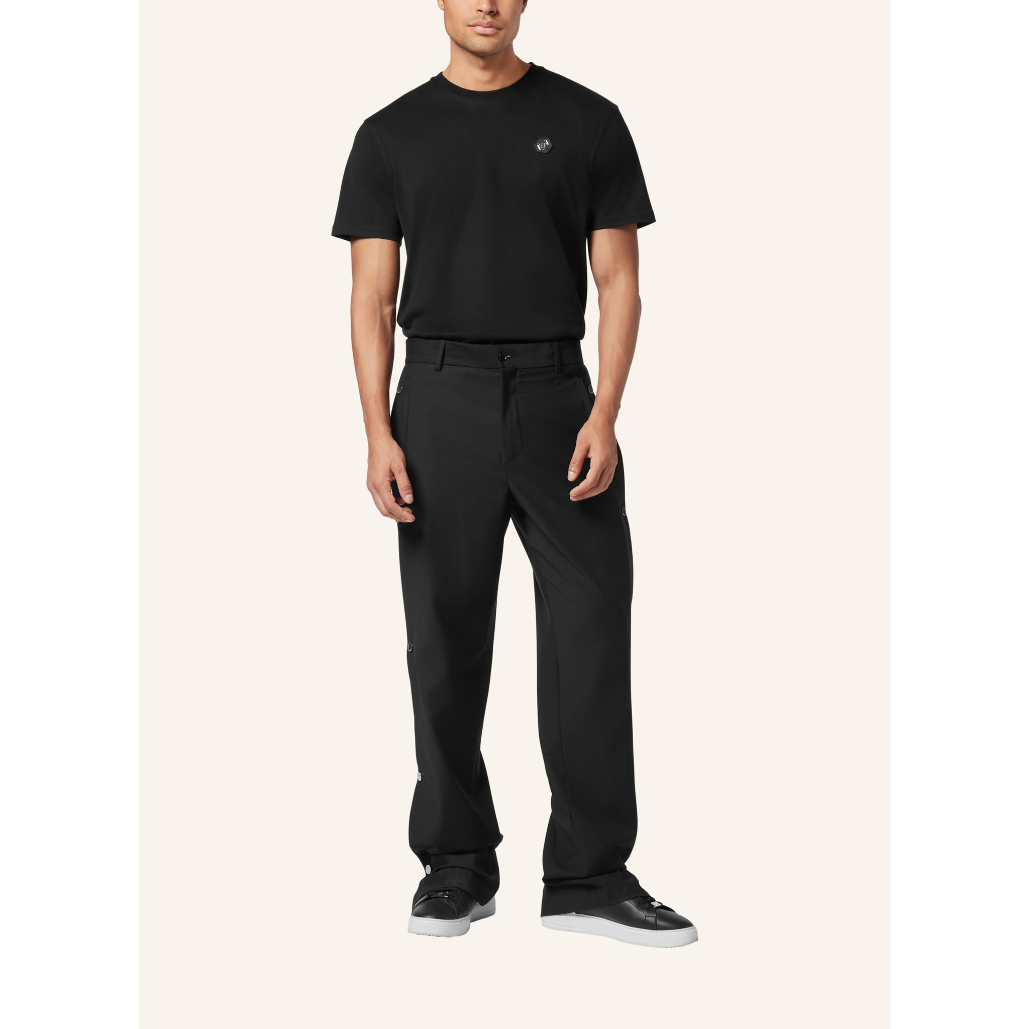 PHILIPP PLEIN Pantalones de pata ancha MONOGRAM