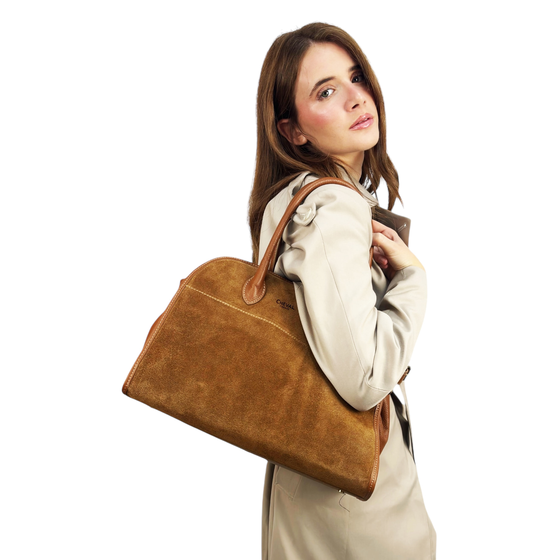 Bolso de Hombro Cheval Firenze Benny Camel