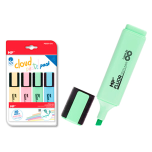 MARCADOR TEXTLINER CLOUds. PACK 4 Uds.