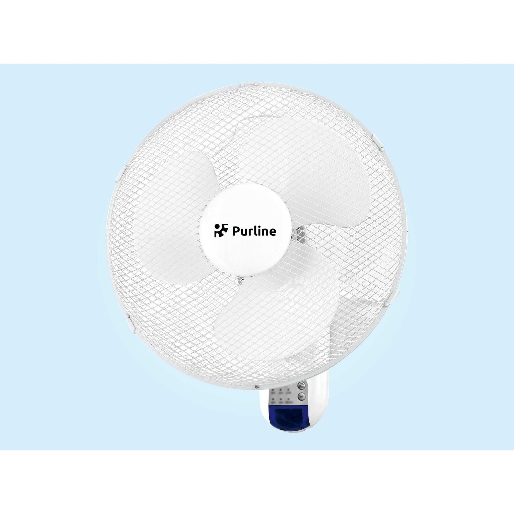 Ventilador de pared digital con mando VENTY ARGENTUM PURLINE