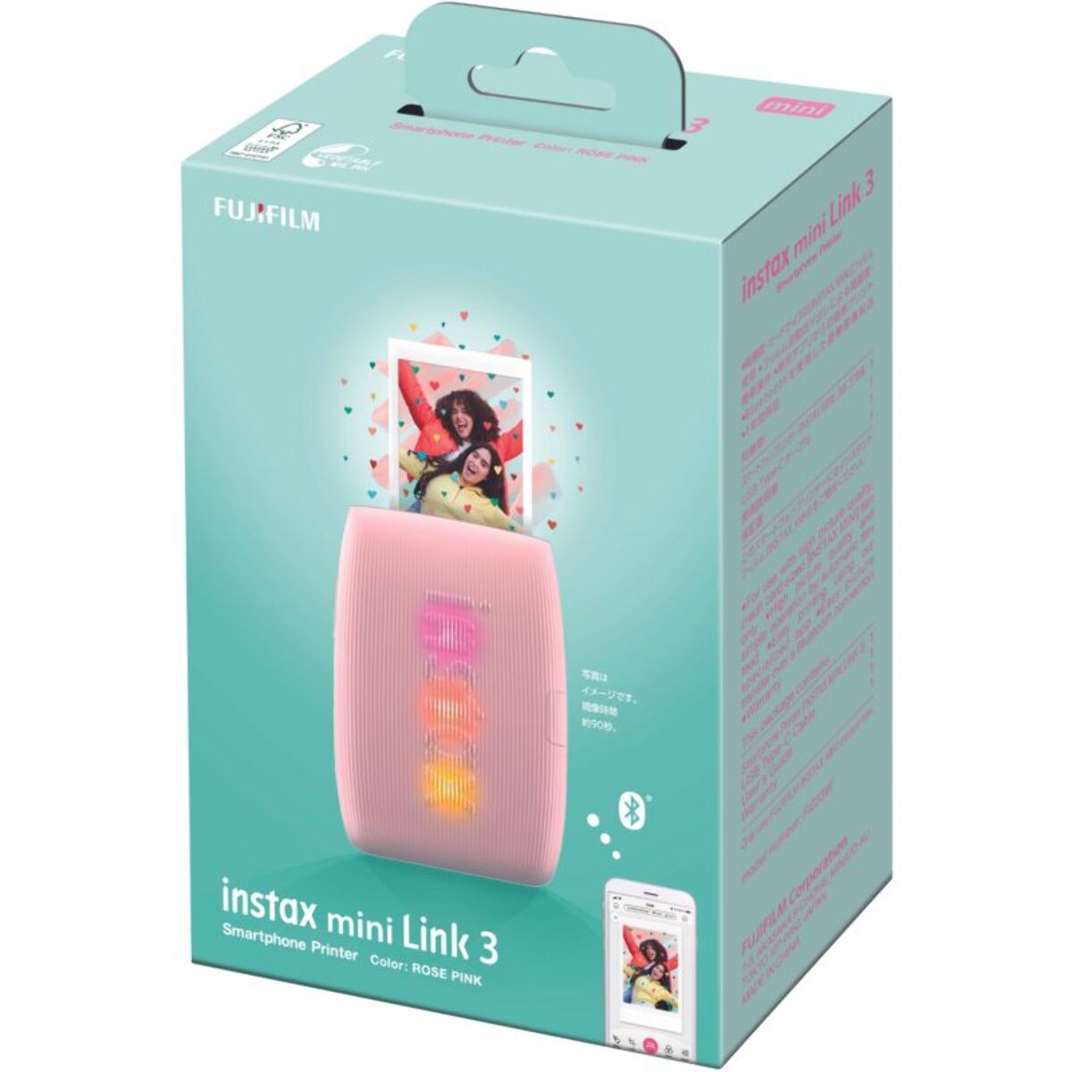 Imprimante photo portable FUJIFILM Instax mini Link 3 rose