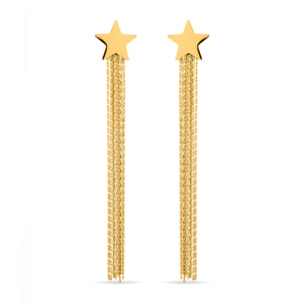 Pendientes Lux by Lux acabados oro 18k