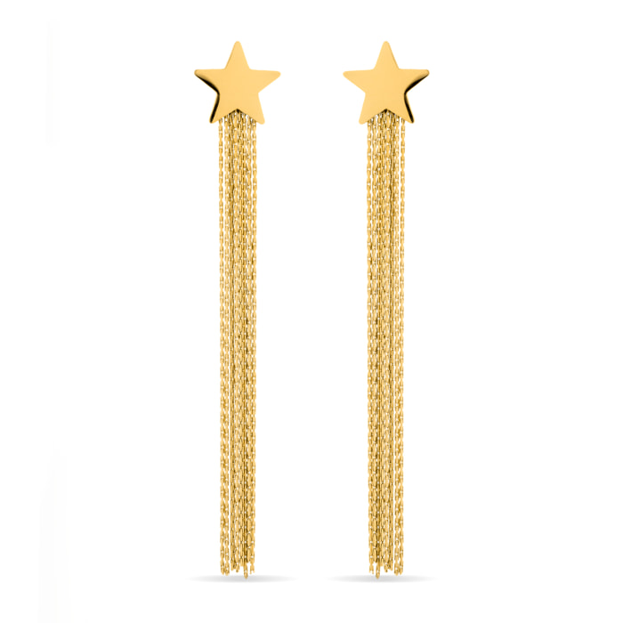 Pendientes Lux by Lux acabados oro 18k