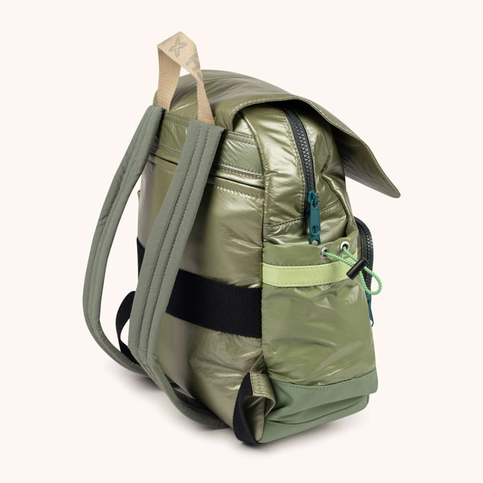 Mochila Técnica para Portátil en Poliamida Reciclada DEEP RECYCLED BACKPACK KHAKI