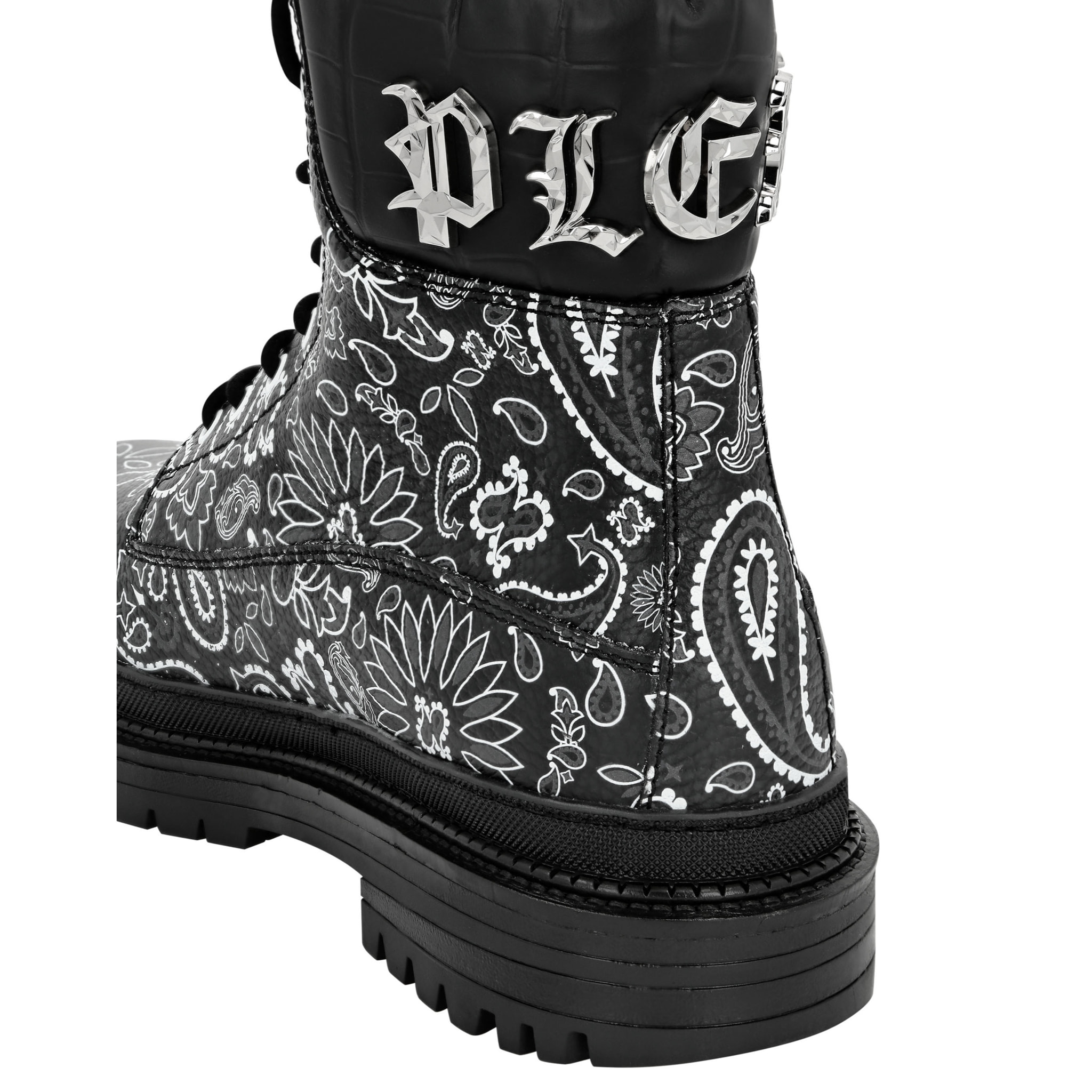 PHILIPP PLEIN Boots Mid Flat PAISLEY