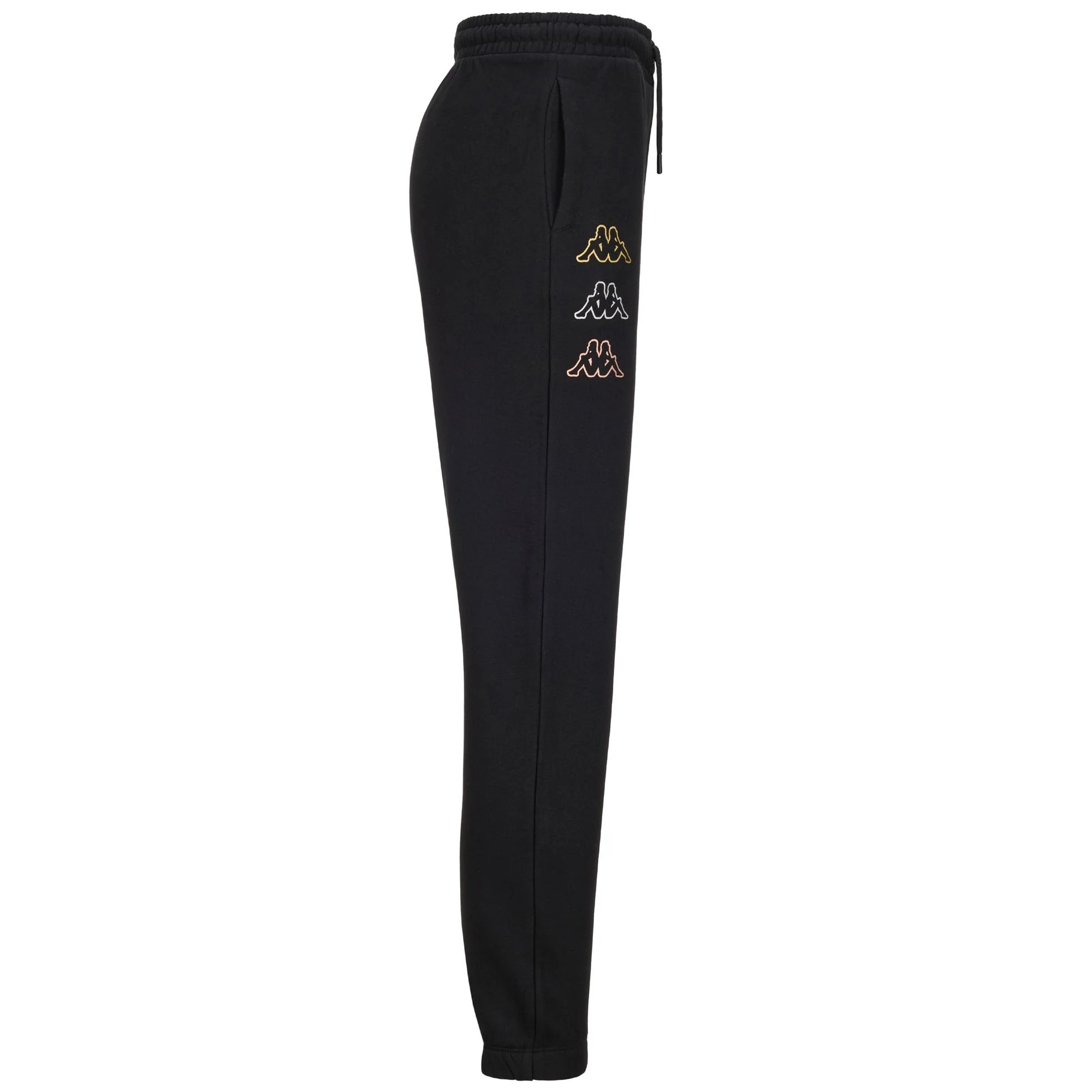 Pantaloni Kappa Donna Logo Kiamata Nero