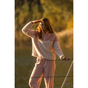 Pigiama donna pullina in eco pelliccia con zip Noidinotte