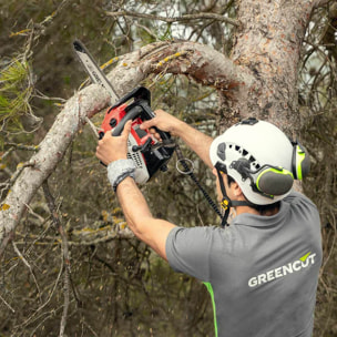 Motosierra motor de gasolina de 2 tiempos de 25 cc, 1,4 CV  - Greencut GS250X-CARVING