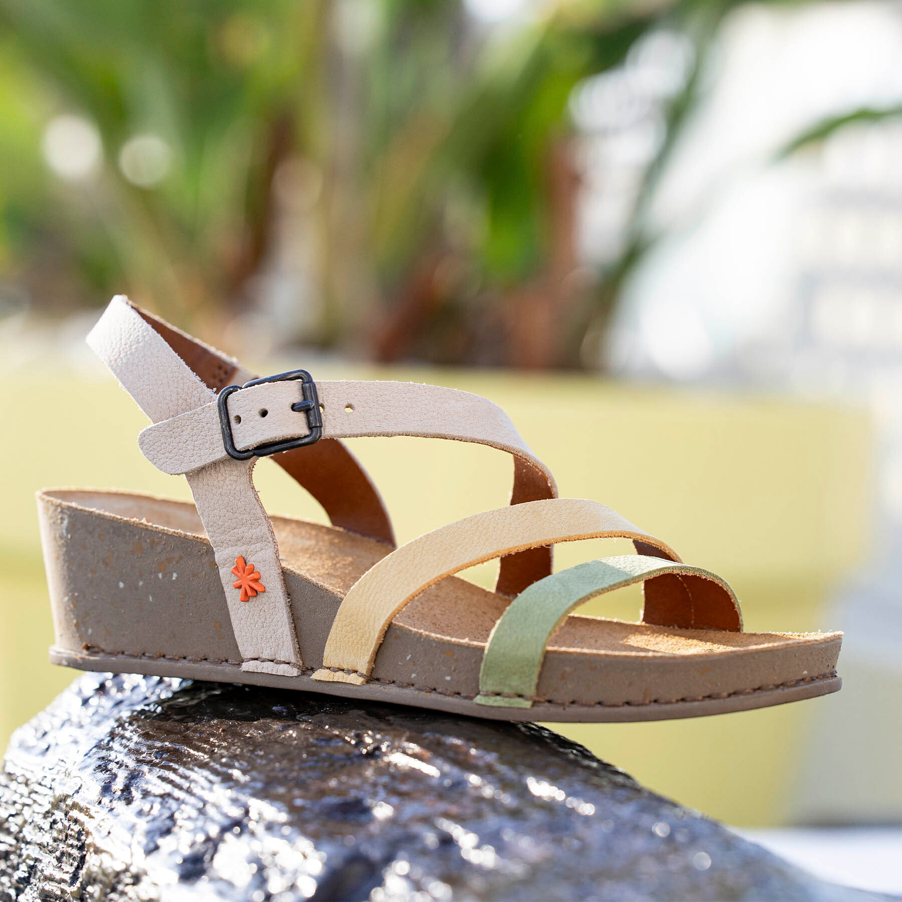 Sandalias 1930 MULTI DARK ORANGE-HONEY/ I LIVE color Dark orange-honey