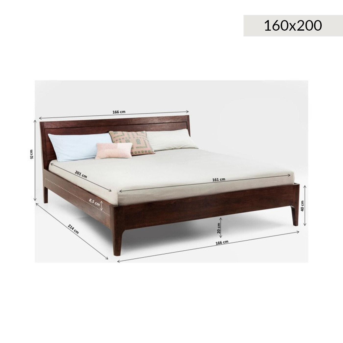 Lit Brooklyn walnut Kare Design