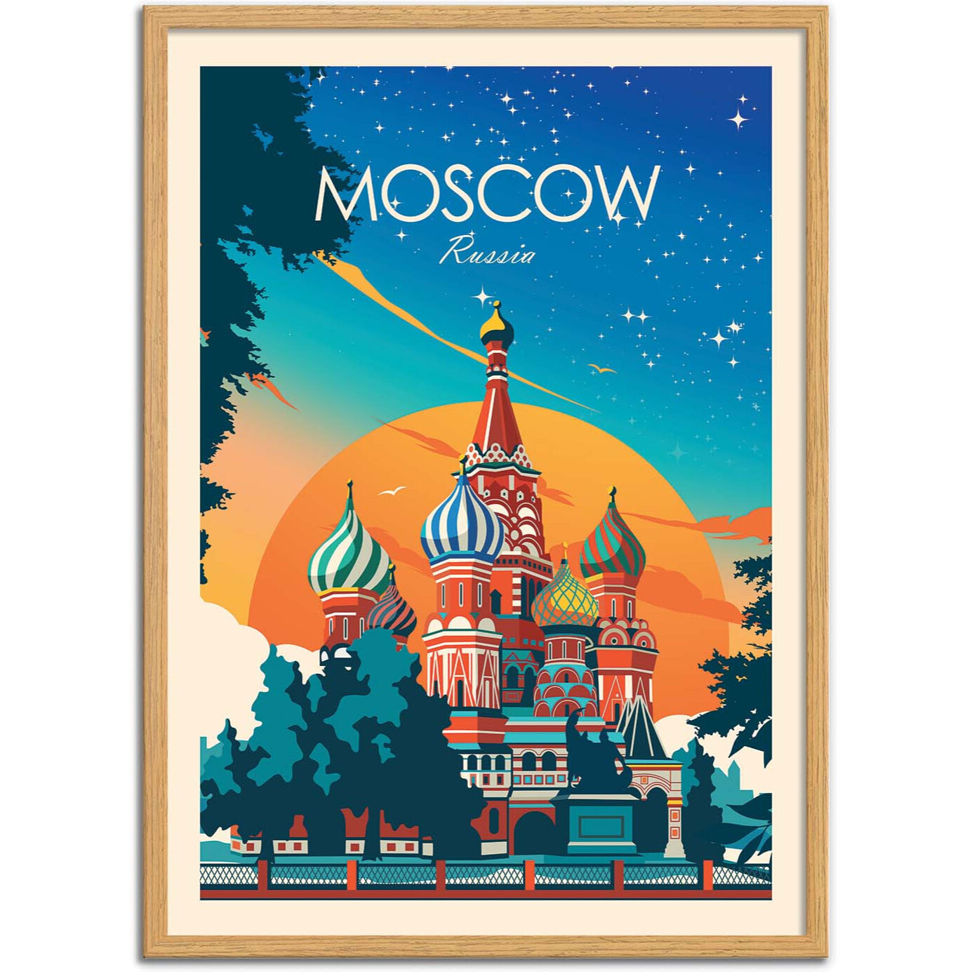 Affiche - Moscow Russia - Studio Inception