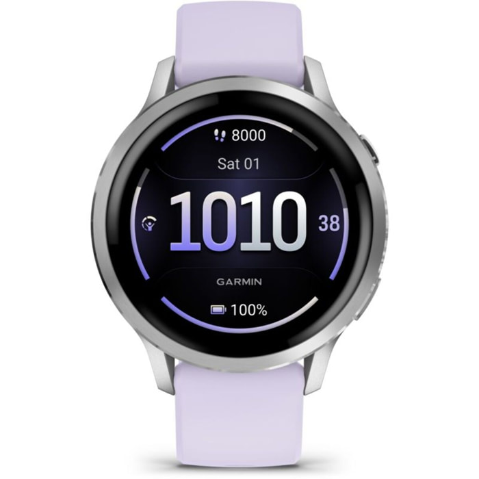 Montre sport GARMIN Venu 4 Gris/Silver Silicone Pervenche 41