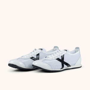 Zapatilla de Rejilla y Serraje Estilo Retro MUNICH OSAKA 583