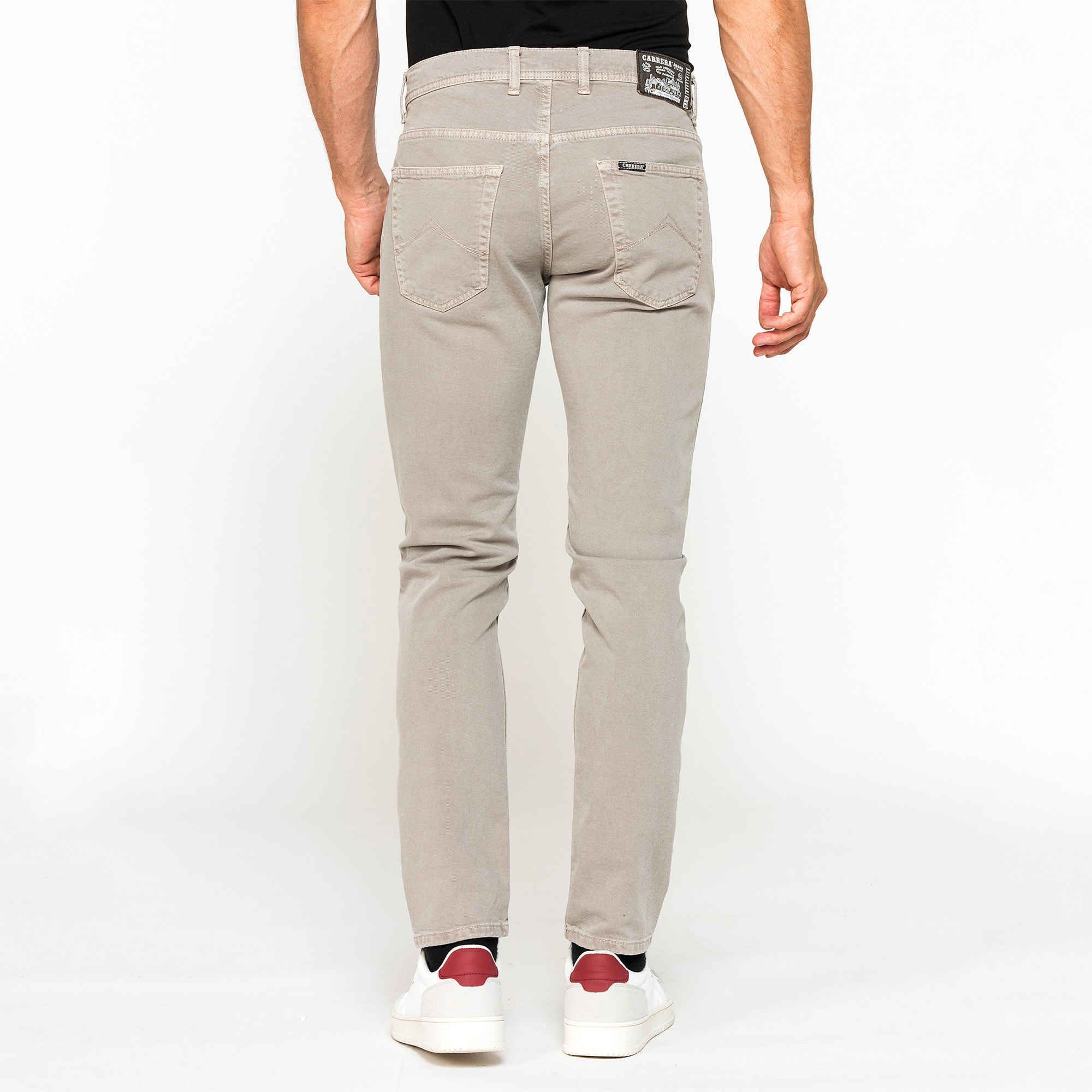 JEANS COLOR SLIM FIT IN BULL DENIM STRETCH TINTO OLD