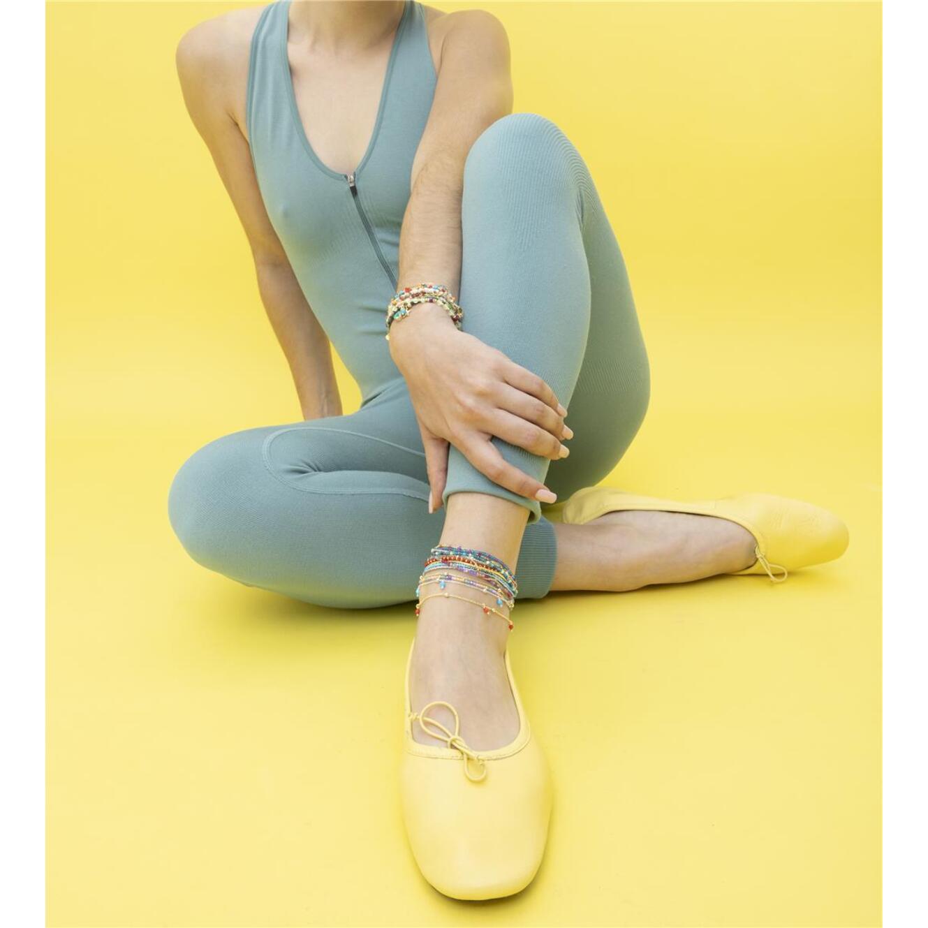 Tobillera Lux by Lux acabado en oro amarillo de 18K