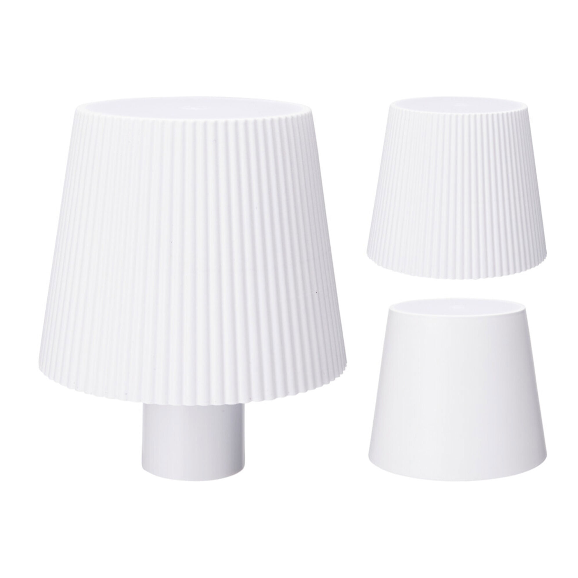 Lámpara LED 10,5x8,8cm para botella recargable USB con 3 modos de luz, 36 LEDs y 2 pantallas