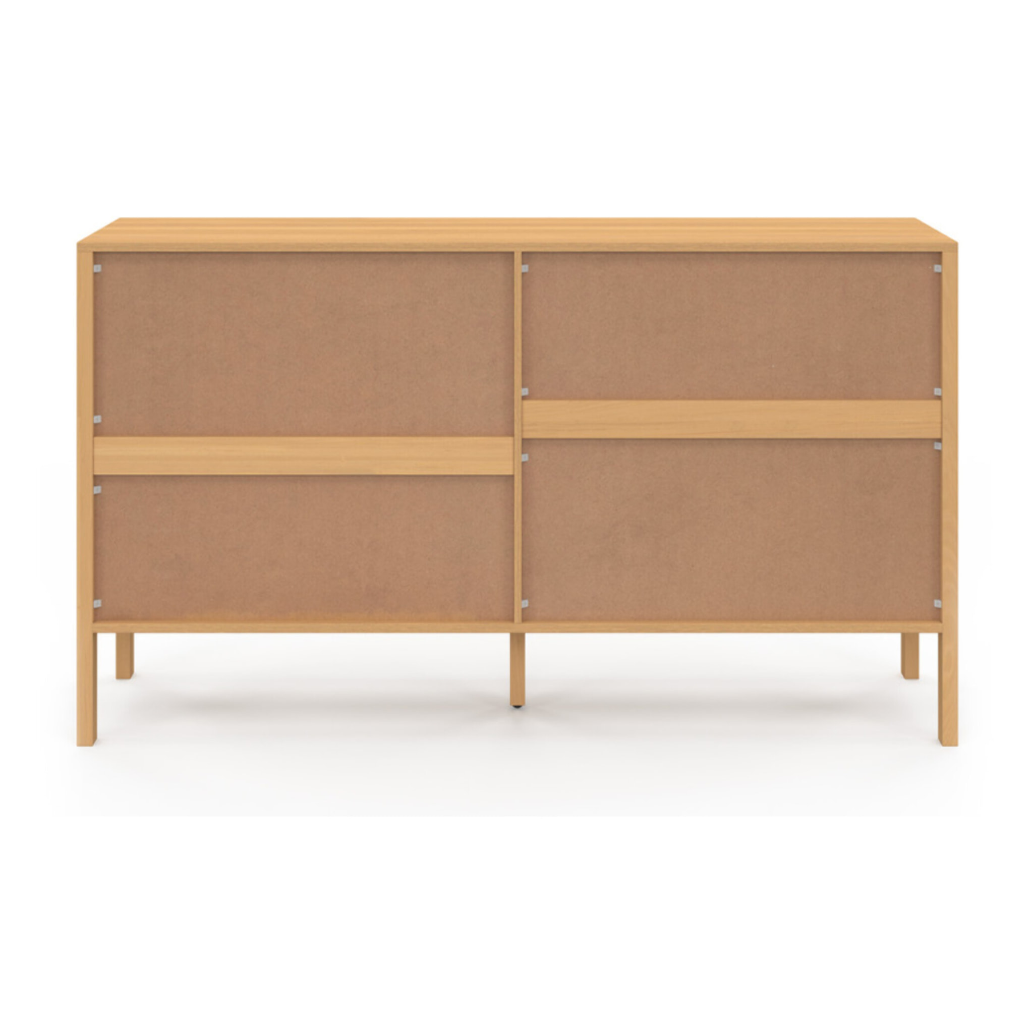 Commode Eve 6 tiroirs en cannage 140cm