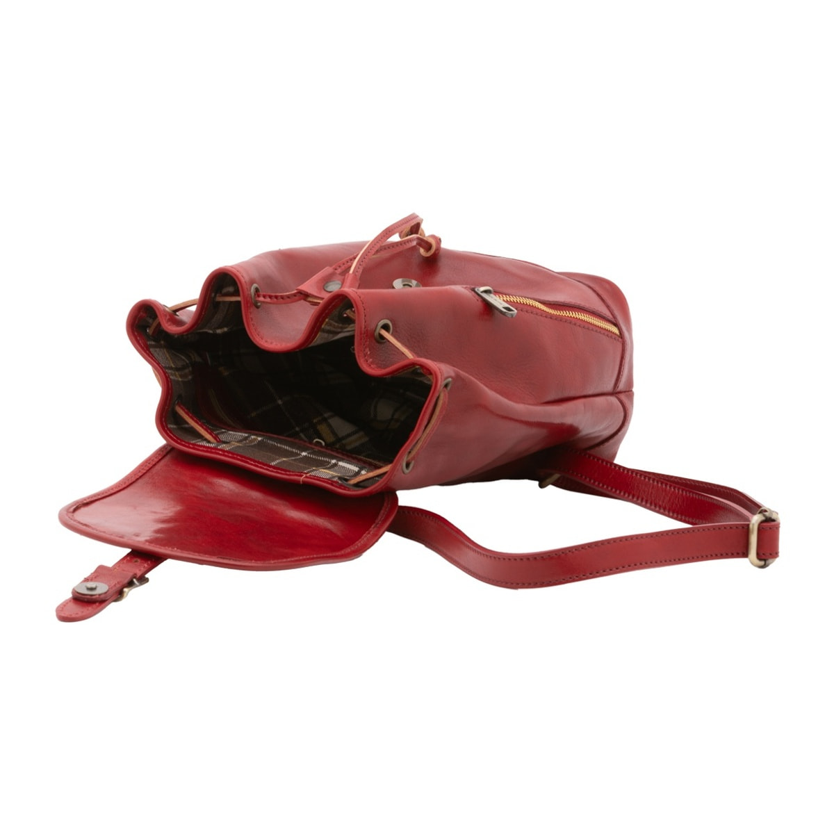Borsa a spalla da donna - Modello False - Vera pelle - 20.0 x 29.0 x 14.0 cm