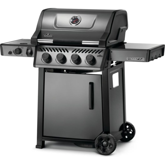 Barbecue gaz NAPOLEON Freestyle F425DSIBPGT noir 4 brûleurs + 1 infrarouge, 60x45 cm