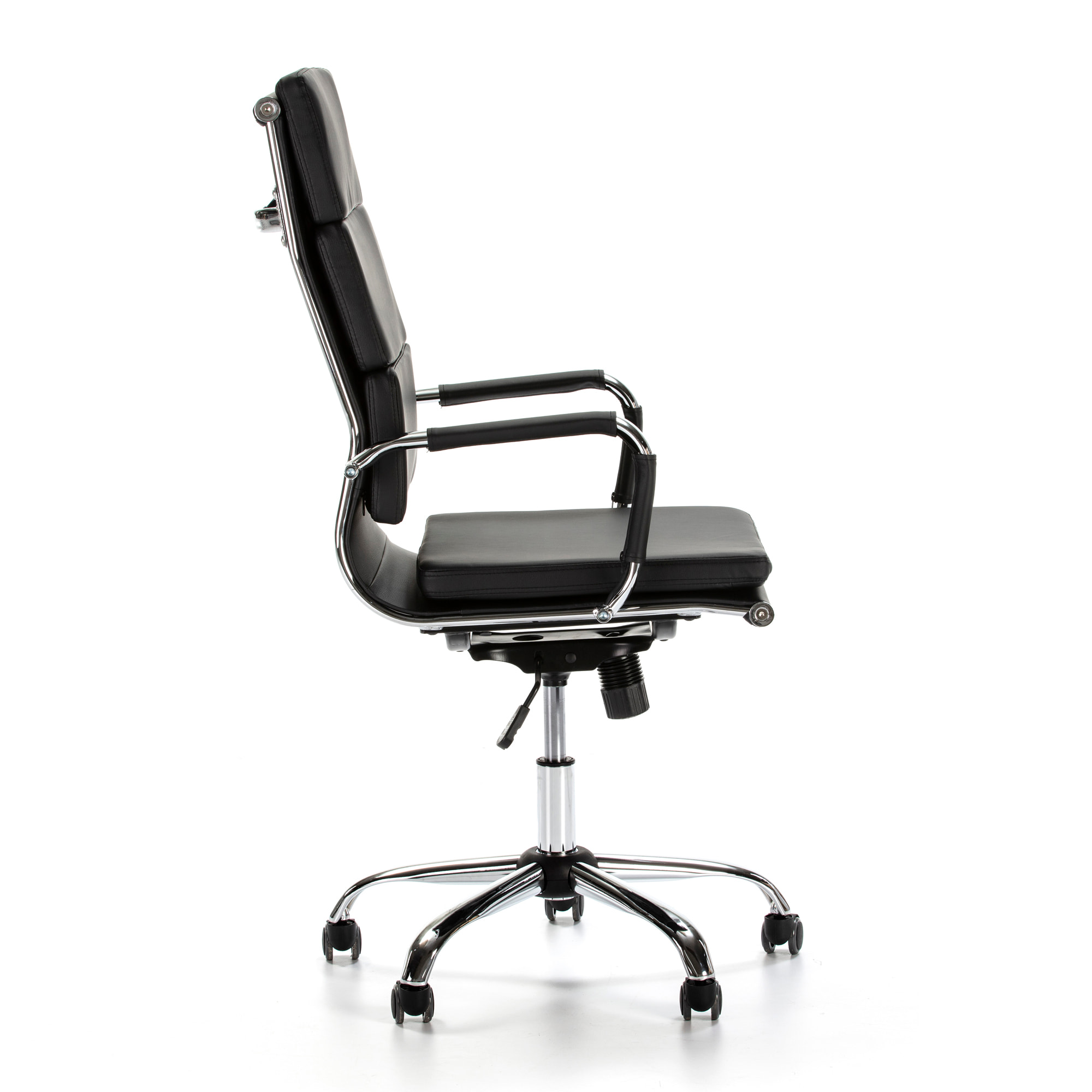 Sillón de oficina Morgan negro/blanco