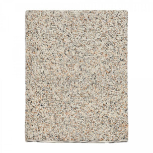 Tapis salon et chambre tissé en laine motif faux uni ULGU