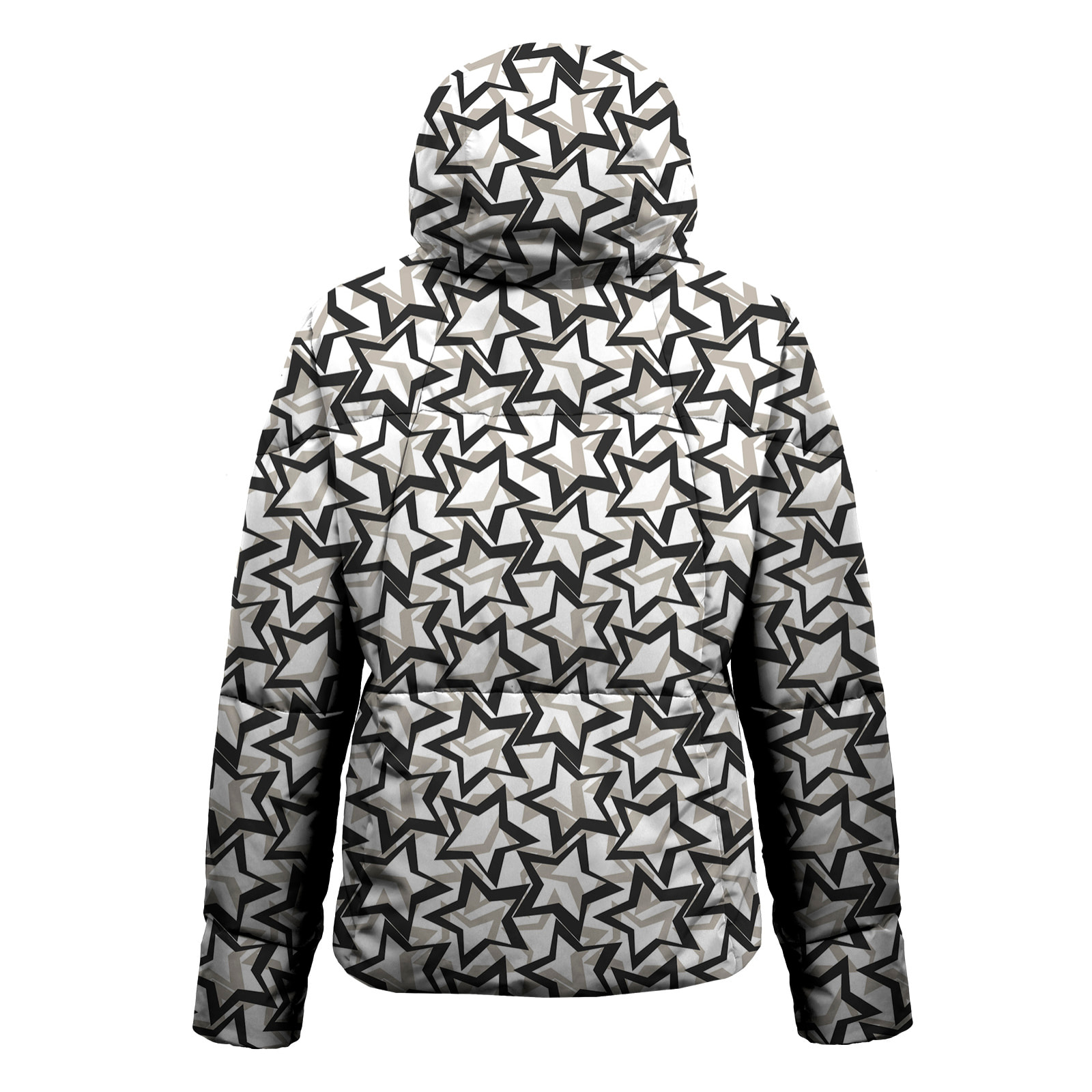 CHAQUETA ESQUI MUJER PUFFY ESTELAR PRINT BLANCO