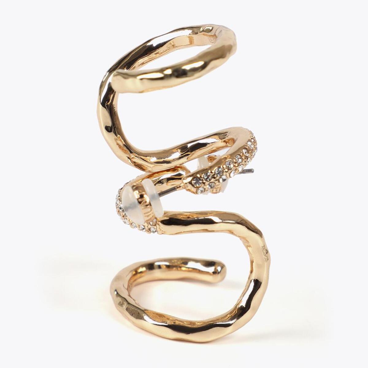 Orecchini effetto piercing gioiello combinati