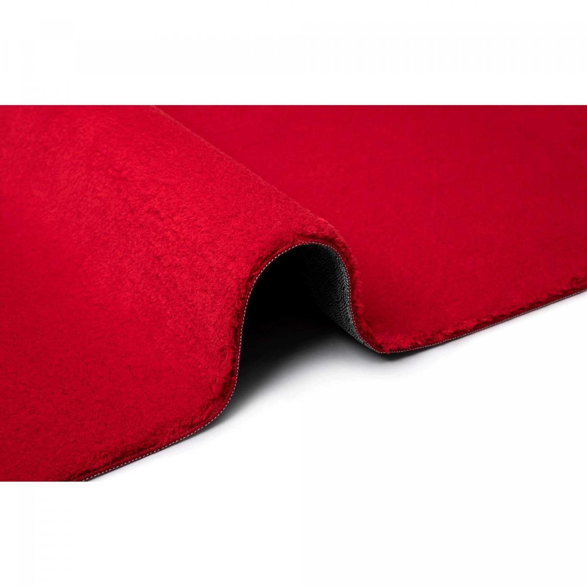 Tapis salon MITA, soft et soyeux, tapis uni à l'aspect Shaggy