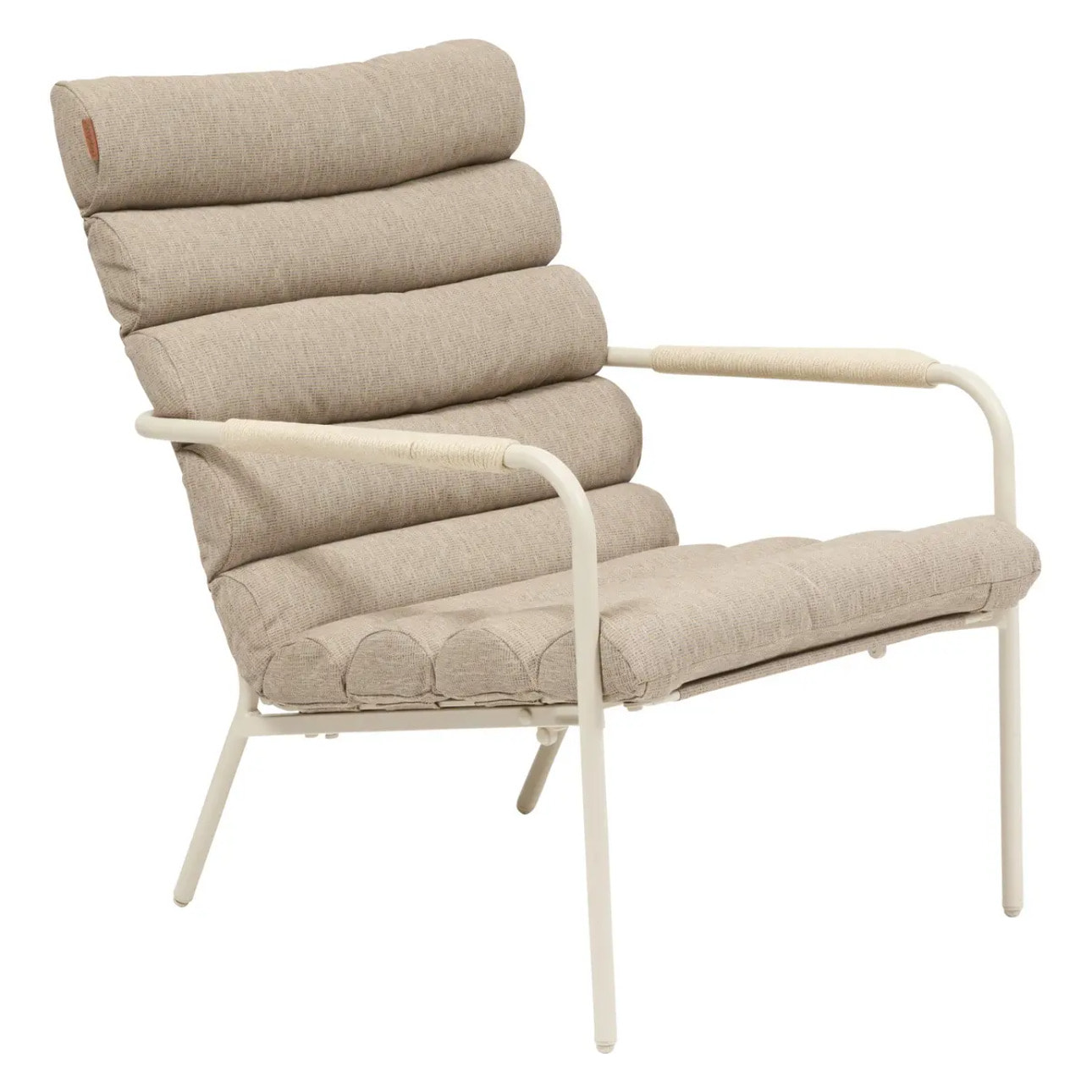Fauteuil relax de jardin Solani argile