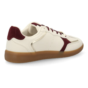 Zapatilla casual con cordón bitono