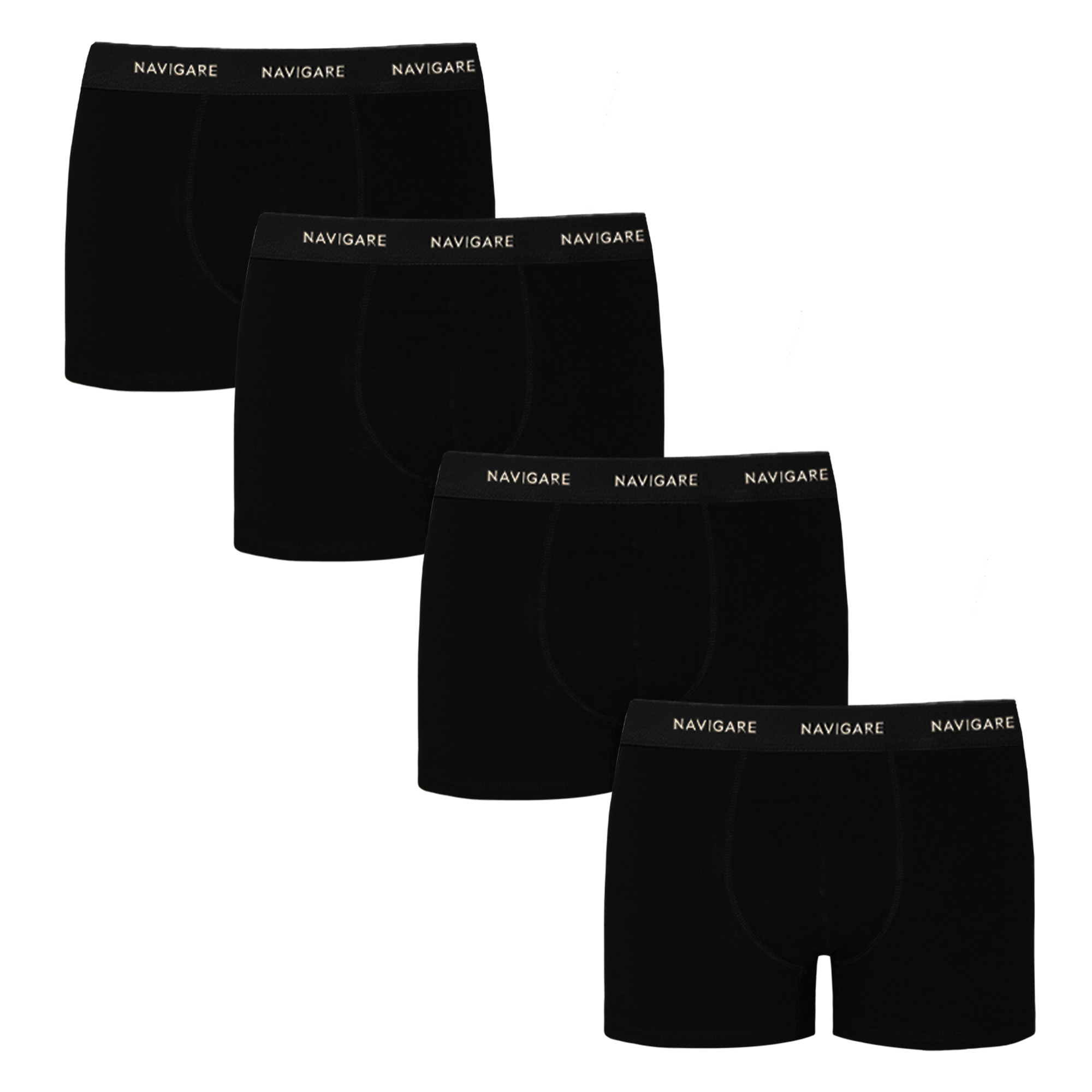 Boxer Uomo Navigare, Art.703 Nero 4 pezzi
