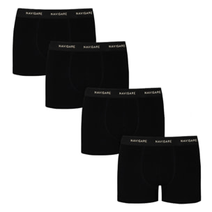 Boxer Uomo Navigare, Art.703 Nero 4 pezzi