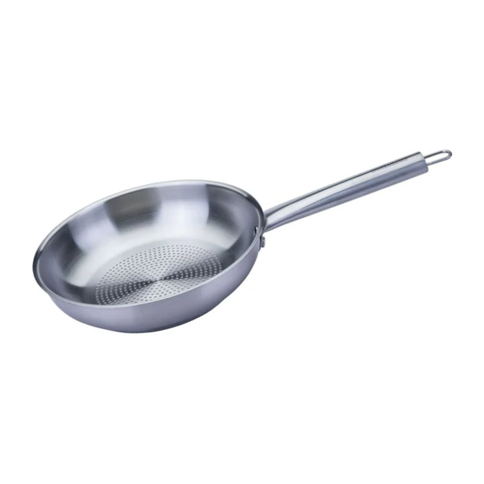 Poêle 20 cm en inox 18/8 Fackelmann Ovalgriff