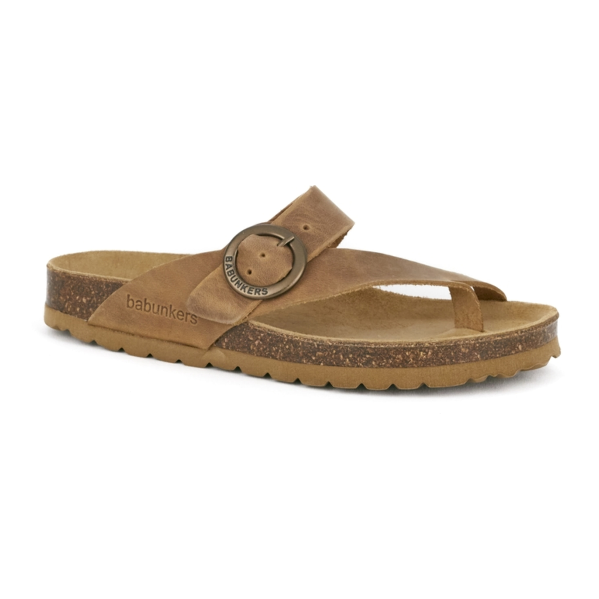 SANDALIA VALENCIA BABUNKERS MARRON