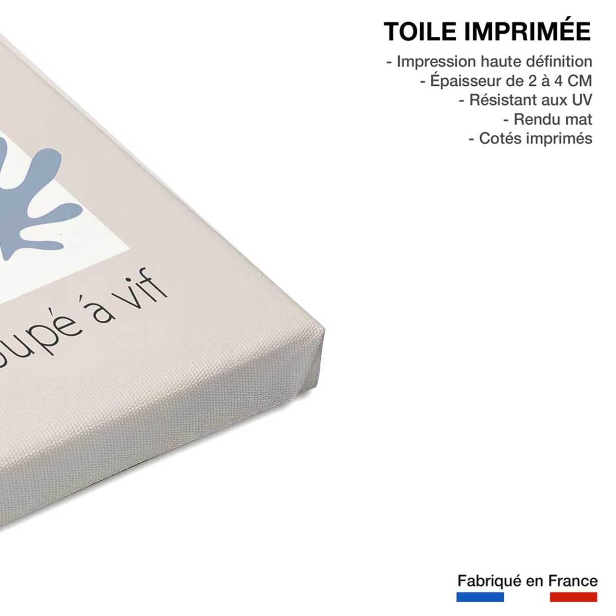 Tableau papiers et l'arte Toile imprimée